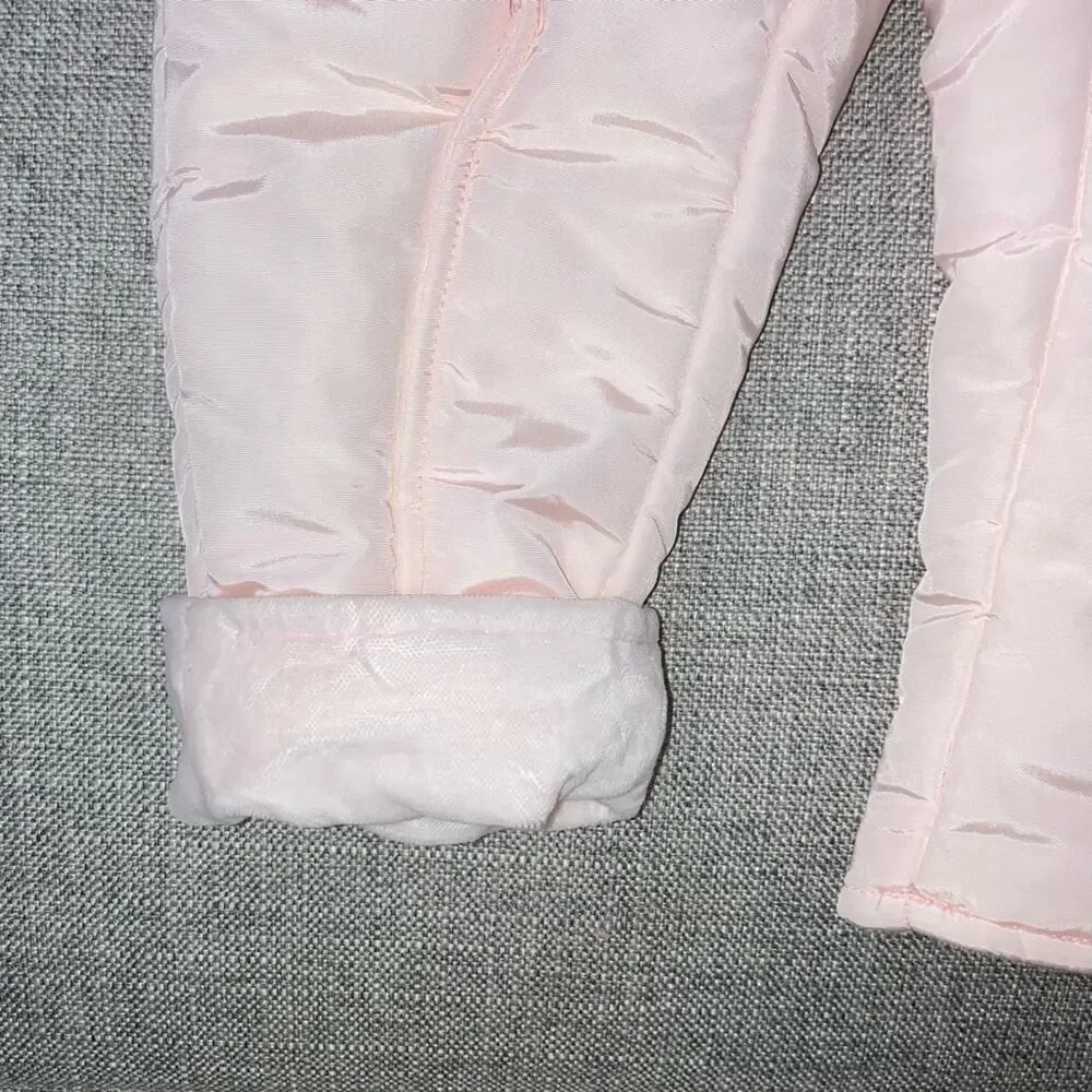 Le Guignol 12m (probably could fit a bit bigger) light pink snowsuit